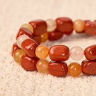 FuAttract Wishbeads Vitality & Positive Energy – Red Aventurine & Red Stone Intention Bracelet - image 5