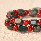 FuAttract Wishbeads Strength & Harmony – Red Agate & Indian Agate Intention Bracelet - image 5
