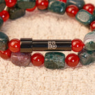 FuAttract Wishbeads Strength & Harmony – Red Agate & Indian Agate Intention Bracelet - image 4
