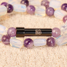 FuAttract Wishbeads Clarity & Intuition – Amethyst & Opal Intention Bracelet - image 4