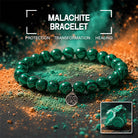 FuAttract Transformation Protection & Prosperity Malachite Fu Charm Bracelet - 19cm - image 0