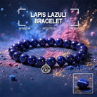 FuAttract Wisdom & Protection Natural Lapis Lazuli Fu Lucky Bracelet - 19cm - image 0