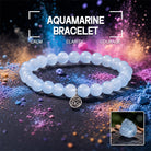 FuAttract Protection & Harmony Aquamarine Bracelet Fu Charm for Everyday Wear - 19cm - image 0