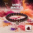 FuAttract Passion Vitality & Prosperity Garnet Bracelet With Fu - 19cm - image 0