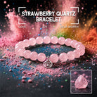 FuAttract Love Romance & Emotional Healing Strawberry Quartz Fu Pendant  Bracelet - 19cm - image 0
