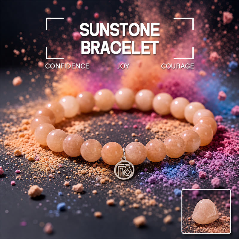 FuAttract Confidence Success & Positive Energy Sunstone Bracelet - 19cm - image 0