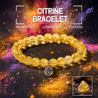 FuAttract Wealth Luck & Prosperity Citrine Fu Pendant Crystal Bracelet - 19cm - image 0