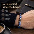 FuAttract Calm Protection & Balance Blue Fire Agate Energy Bracelet - image 8