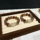 FuAttract Prosperity Harmony & Premium Energy Yellow Flower Quartz White Phantom Luxury Bracelet - image 1