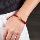 FuAttract Protection Good Fortune & Prosperity Cinnabar Burgundy Red Fu Bracelet - image 4
