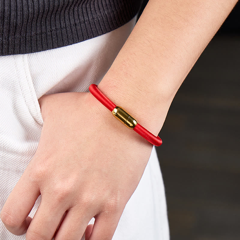 FREE Today: Protection Good Fortune & Prosperity Cinnabar Burgundy Red Fu Bracelet - image 16