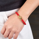 FuAttract Protection Good Fortune & Prosperity Cinnabar Burgundy Red Fu Bracelet - image 13