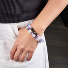 FuAttract Wishbeads Clarity & Intuition – Amethyst & Opal Intention Bracelet - image 3