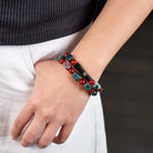 FuAttract Wishbeads Strength & Harmony – Red Agate & Indian Agate Intention Bracelet - image 3