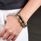 FuAttract Wishbeads Harmony & Positive Growth – Moss Agate & Picture Jasper Intention Bracelet - image 3