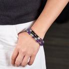 FuAttract Wishbeads Clarity & Spiritual Balance – Fluorite & Amethyst Intention Bracelet - image 3