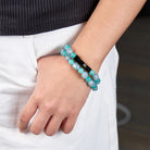 FuAttract Wishbeads Calm & Positive – Amazonite & Aquamarine Intention Bracelet - image 3