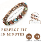 FREE Today: Love Confidence & Harmony Vintage Copper Brushed Heart Charm Bracelet - image 8