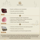 FuAttract Self Love & Emotional Balance Garnet Rose Quartz White Jade Energy Bracelet - image 4