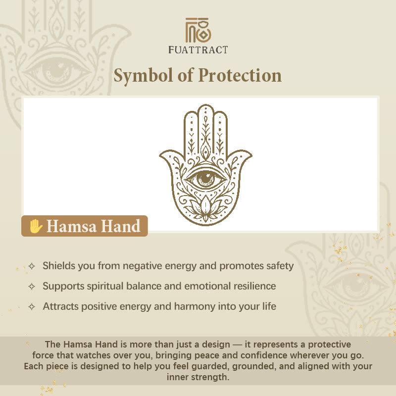FuAttract Protection Luck & Balance Hamsa Hand Evil Eye Charm Spiritual Bracelet  - image 7