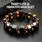 FREE Today: Protection Strength & Grounding Energy Hematite Tiger's Eye Bracelet - Tiger's Eye - image 0