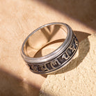 FuAttract Good Fortune & Harmony Om Mani Mantra Engraved Rotating Ring - image 3