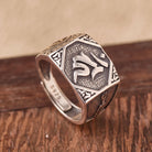 FuAttract Protection Strength & Wisdom Acalanatha Sanskrit Om Mani Mantra Vintage Ring - image 1