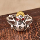 FuAttract Wealth Prosperity & Good Fortune Money Toad Rotating Ring - Adjustable - image 0