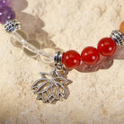 FuAttract Harmony Prosperity & Positive Energy Seven Chakra Crystal Bracelet With Lotus Pendant - image 4