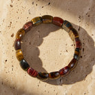 FuAttract Confidence Protection & Grounding Energy Tri-Color Tiger's Eye Minimalist Bracelet - image 2