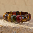 FuAttract Confidence Protection & Grounding Energy Tiger's Eye Minimalist Bracelet - image 3