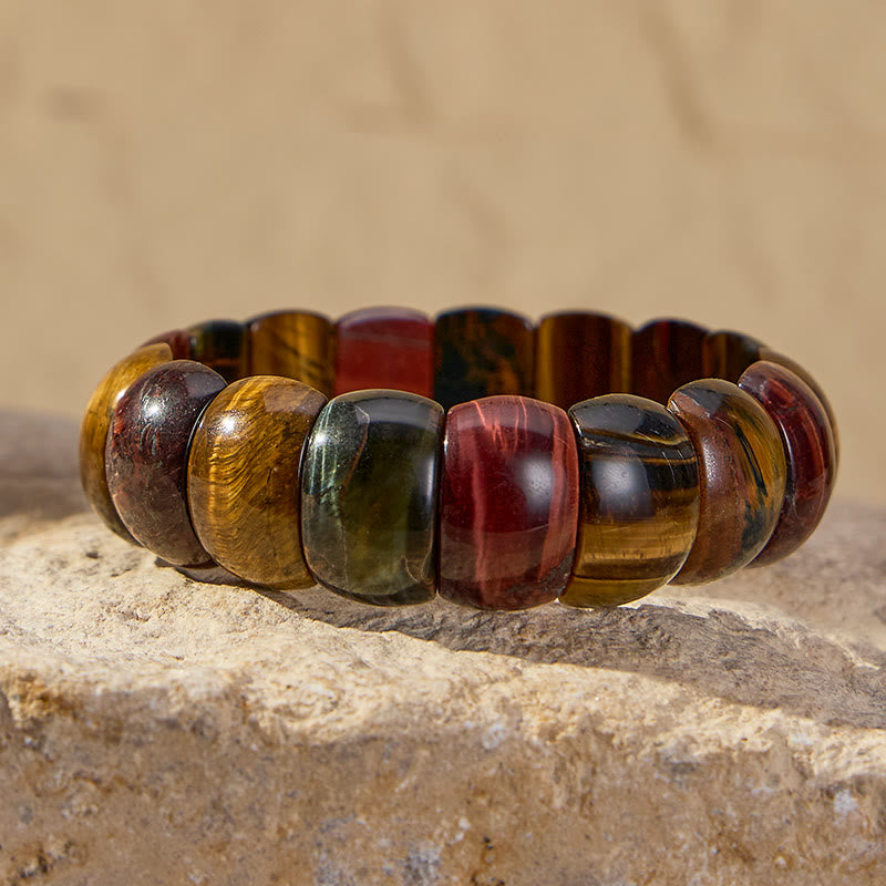 FuAttract Confidence Protection & Grounding Energy Tiger's Eye Minimalist Bracelet - image 3