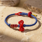FuAttract Good Luck Wisdom & Success Wenchang Knot Handmade Red String Bracelet - Purple - image 13