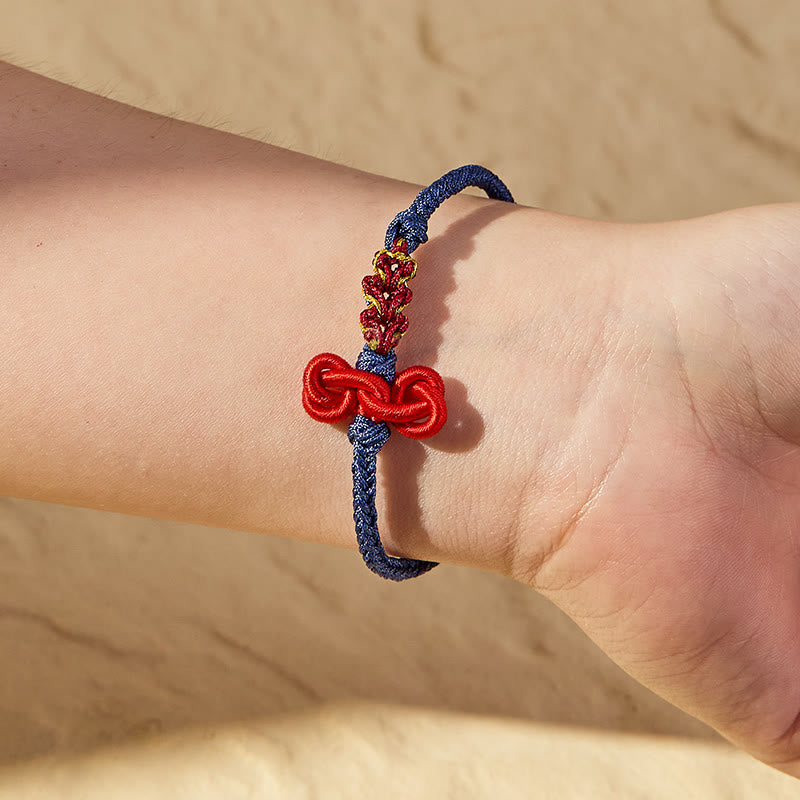 FuAttract Good Luck Wisdom & Success Wenchang Knot Handmade Red String Bracelet - image 16