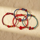 FuAttract Good Luck Wisdom & Success Wenchang Knot Handmade Red String Bracelet - image 4