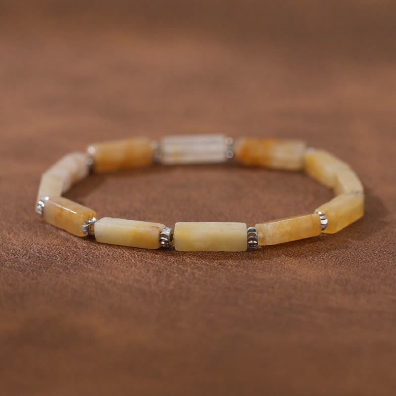 FREE Today: Balance Healing & Prosperity Malachite Amazonite Tiger's Eye Unakite & Yellow Jade Bracelet - Yellow Jade 2 - image 7