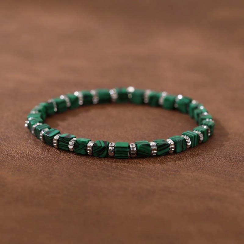 FREE Today: Balance Healing & Prosperity Malachite Amazonite Tiger's Eye Unakite & Yellow Jade Bracelet - Malachite - image 11