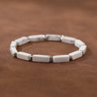 FREE Today: Balance Healing & Prosperity Malachite Amazonite Tiger's Eye Unakite & Yellow Jade Bracelet - White Turquoise - image 15