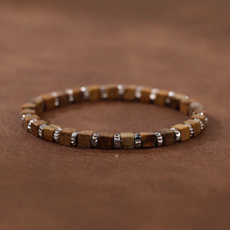 FREE Today: Balance Healing & Prosperity Malachite Amazonite Tiger's Eye Unakite & Yellow Jade Bracelet - Tiger’s Eye 2 - image 2