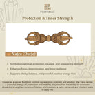 FuAttract Blessing Peace & Guardian Energy Copper Inlay Vajra Pestle Om Mani Padme Hum Ring - image 7