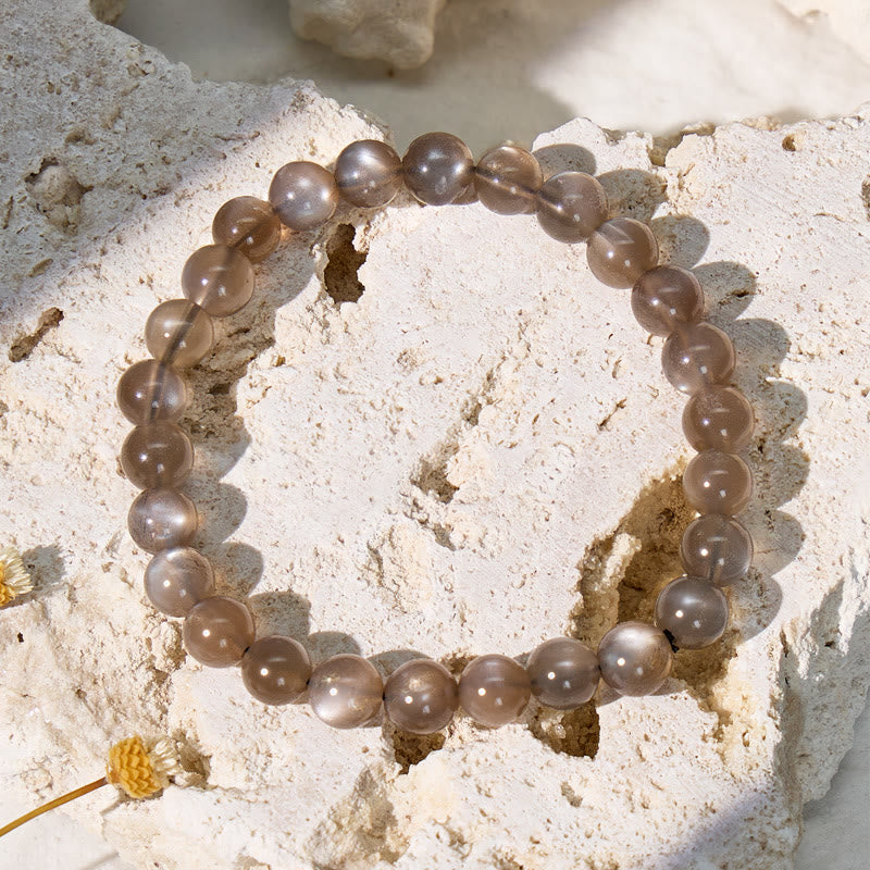 FuAttract Vitality & Confidence Black Sunstone Calm Bracelet - 8mm - image 0
