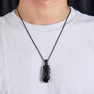 FuAttract Black Obsidian Pendant Adjustable Necklace – Protection & Grounding Energy  - image 14