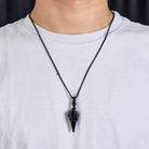 FuAttract Black Obsidian Pendant Adjustable Necklace – Protection & Grounding Energy  - image 8