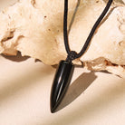 FuAttract Black Obsidian Pendant Adjustable Necklace – Protection & Grounding Energy  - Bullet - image 11