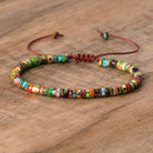 FuAttract Balance Protection & Positive Energy Blue Imperial Stone Tiger's Eye Amazonite Natural Stone Braided Bracelet - Floral Imperial Stone - image 10