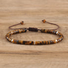 FuAttract Balance Protection & Positive Energy Blue Imperial Stone Tiger's Eye Amazonite Natural Stone Braided Bracelet - Tiger's Eye 1 - image 14
