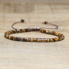 FuAttract Balance Protection & Positive Energy Blue Imperial Stone Tiger's Eye Amazonite Natural Stone Braided Bracelet - Tiger's Eye 3 - image 16