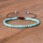 FuAttract Balance Protection & Positive Energy Blue Imperial Stone Tiger's Eye Amazonite Natural Stone Braided Bracelet - Blue Turquoise - image 31