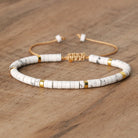 FuAttract Balance Protection & Positive Energy Blue Imperial Stone Tiger's Eye Amazonite Natural Stone Braided Bracelet - White Turquoise - image 33