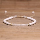 FuAttract Balance Protection & Positive Energy Blue Imperial Stone Tiger's Eye Amazonite Natural Stone Braided Bracelet - White Turquoise+Clear Quartz - image 35